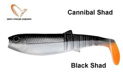 Guminukas Savage Gear Cannibal Black Shad