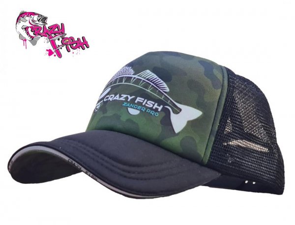 Kepurė Crazy Fish Camo Zander Pro Black