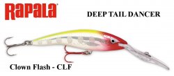 Vobleris Rapala Deep Tail Dancer CLF Clown Flash
