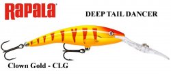 Vobleris Rapala Deep Tail Dancer CLG Clown Gold
