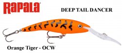 Vobleris Rapala Deep Tail Dancer OCW Orange Tiger