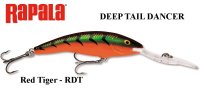 Vobler Rapala Deep Tail Dancer RDT Red Tiger