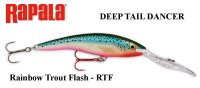 Vobleris Rapala Deep Tail Dancer RTF Rainbow Trout Flash