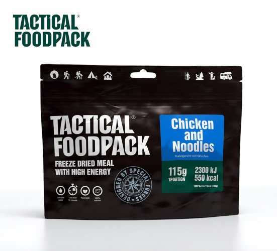 Tactical Foodpack Vistas gaļa un nūdeles 115 g