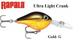 Vobler Rapala Ultra Light Crank Gold G