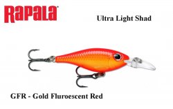 Воблер Rapala Ultra Light Shad GFR