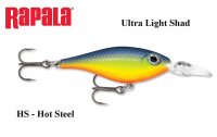 Wobler Rapala Ultra Light Shad HS