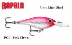 Vobleris Rapala Ultra Light Shad PCL