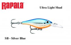 Vobleris Rapala Ultra Light Shad SB