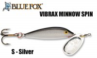 Sukriukė Blue Fox Minnow Spin Vibrax Silver