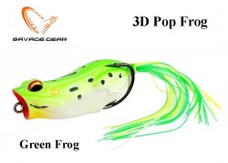Ēsma varde Savage Gear 3D Pop Frog Green Frog
