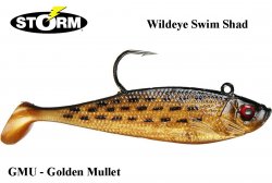 Przynęta miękka Storm WildEye Swim Shad 10 cm Golden Mullet