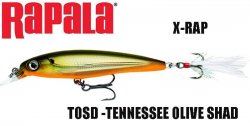 Rapala vobleris X-Rap TOSD