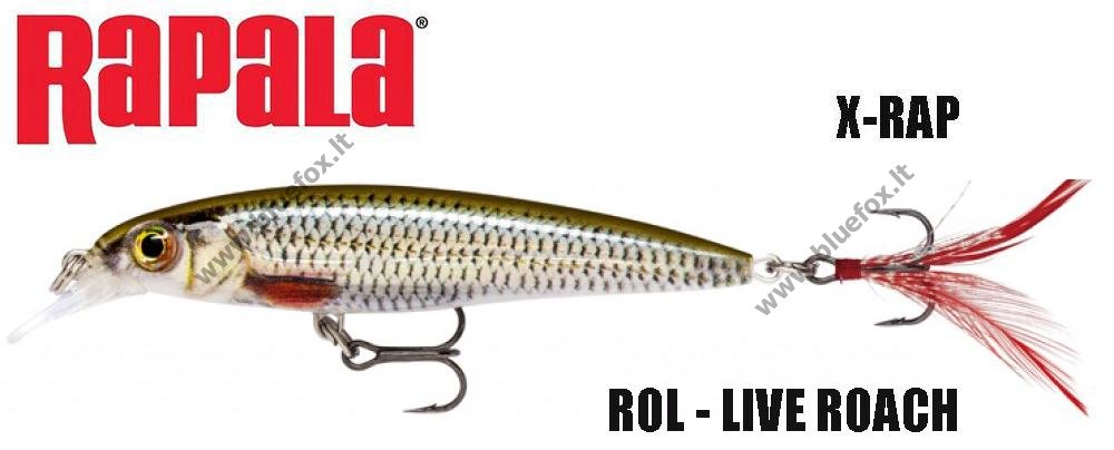 Rapala vobleris X-Rap ROL - Spauskite ant paveikslėlio norint uždaryti