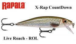 Rapala vobleris X-Rap CountDown XRCD Live Roach ROL