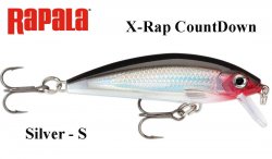 Rapala vobleris X-Rap CountDown XRCD Silver