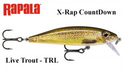 Rapala vobleris X-Rap CountDown XRCD Live Trout TRL