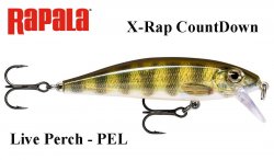 Rapala vobleris X-Rap CountDown XRCD Live Perch PEL
