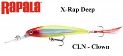 Wobbler Rapala X-Rap Deep CLN - Clown