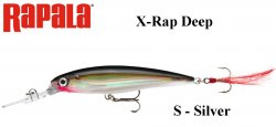 Vobleris Rapala X-Rap Deep S - Silver