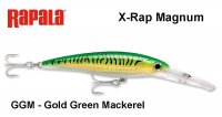 Wobler X-Rap Magnum XRMAG Gold Green Mackerel