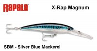 Wobbler Rapala X-Rap Magnum XRMAG Silver Blue Mackerel