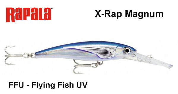 Vobleris Rapala X-Rap Magnum XRMAG Flying Fish UV