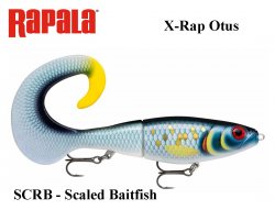 Vobleris Rapala X-Rap Otus SCRB - Scaled Baitfish