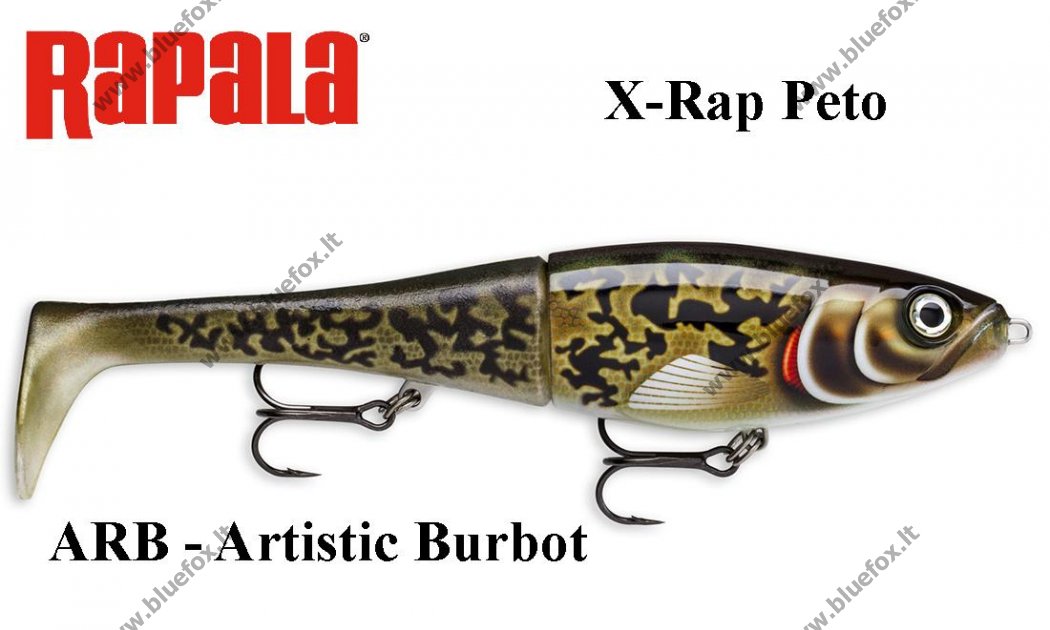 Rapala X-Rap Peto ARB - Artistic Burbot [02-XRPT20ARB] - 15.90EUR :   - Fishing, backpack, outdoors, flashlight, tents, wobblers,  knives, axes, saw, machete, rapala, storm
