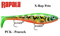 Vobleris Rapala X-Rap Peto PCK - Peacock