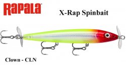 Vobleris Rapala X-Rap Saltwater Spinbait CLN