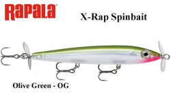 Vobleris Rapala X-Rap Saltwater Spinbait OG