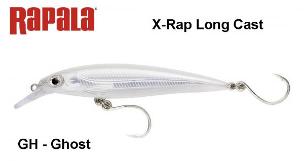 Vobleris Rapala X-Rap Long Cast XXXR12 Ghost