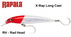 Vobleris Rapala X-Rap Long Cast XXXR12 Red Head