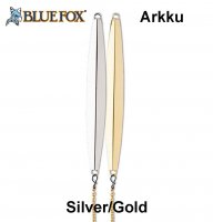 Poledinės žūklės vertikalus masalas Blue Fox Arkku Silver/Gold