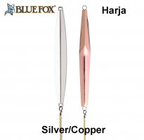 Zemledus makšķerēšanas vertikālā ēsma Blue Fox Harja Silver/Copp