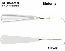 Ice fishing lure Kuusamo Simfonia Silver