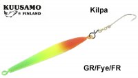 Ice fishing lure Kuusamo Kilpa GR/Fye/FR